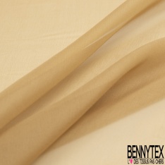 Mousseline de soie uni corbeau