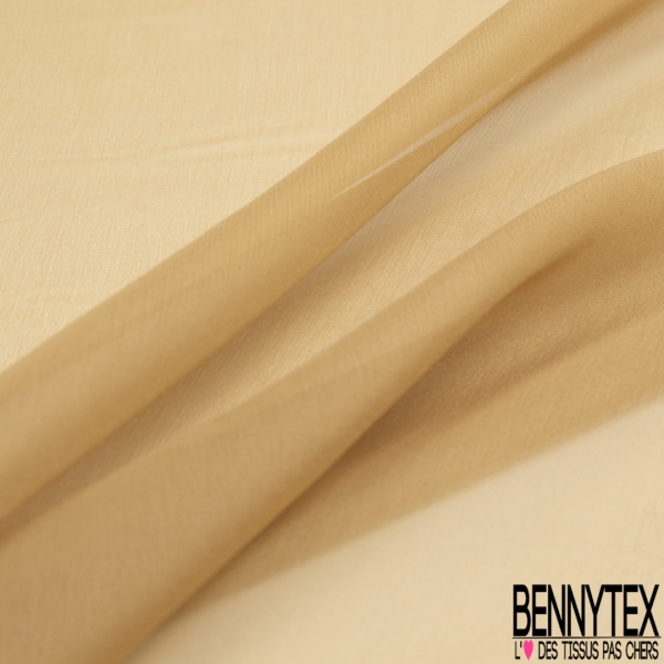 Mousseline de soie uni corbeau