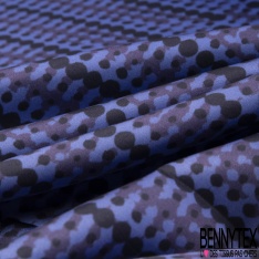 Satin Viscose imprimé peau de tigre