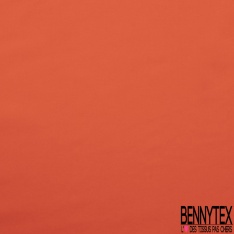 Doublure microfibre lingerie uni rouge mandarin