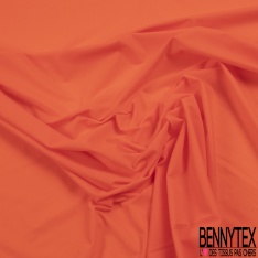 Doublure microfibre lingerie uni rouge mandarin