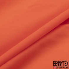 Doublure microfibre lingerie uni rouge mandarin