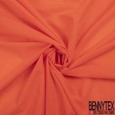 Doublure microfibre lingerie uni rouge mandarin