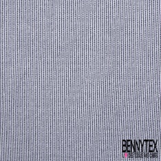 Maille jacquard motif grande tâche chinée noir écru abricot orangé