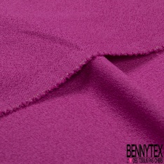 Crêpe soie viscose de luxe uni noir