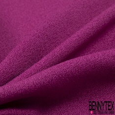 Crêpe soie viscose de luxe uni noir
