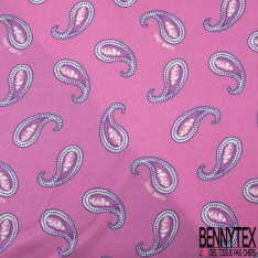 Satin Viscose imprimé peau de tigre