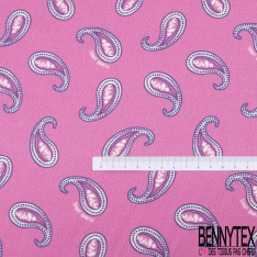 Satin Viscose imprimé peau de tigre