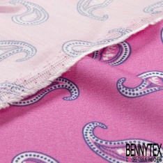 Satin Viscose imprimé peau de tigre
