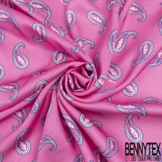 Satin Viscose imprimé peau de tigre