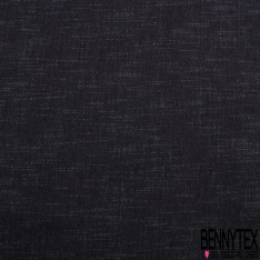 Denim jeans coton élasthanne réversible imprimé cachemire recto uni bleu brut verso