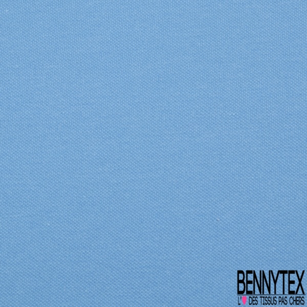 Jersey coton piqué fin uni blanc optique grande laize
