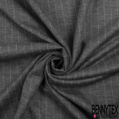 Milano drap cachemire et mohair de luxe imprimé carreau ton indigo choco taupe