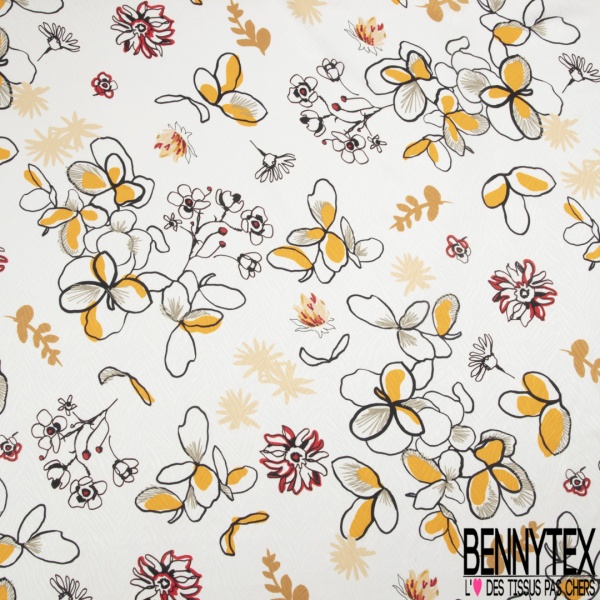 Satin de soie jacquard de luxe imprimé cachemire moderne multicolore