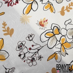 Satin de soie jacquard de luxe imprimé cachemire moderne multicolore