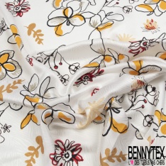 Satin de soie jacquard de luxe imprimé cachemire moderne multicolore
