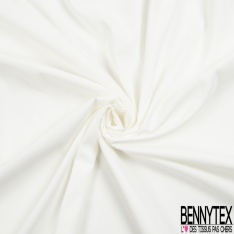 Coupon 3m Cupro polyester uni blanc discret