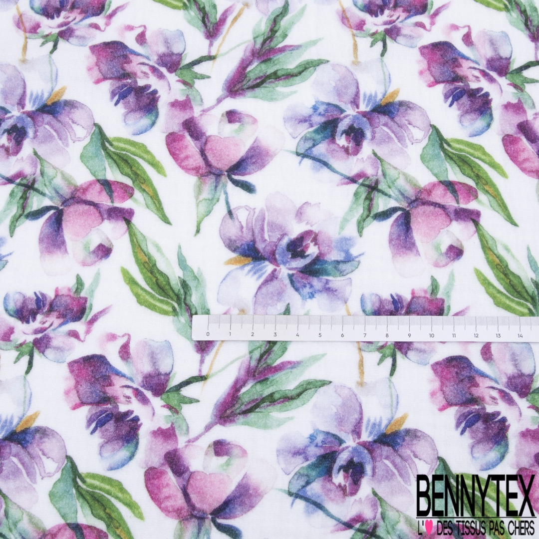 Tissu Coton Imprimé Cœur Et Fleurs Vintage - 1 Mètre X 1.60 M, Pour Couture, Patchwork, DIY