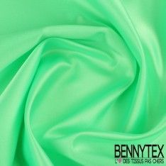 Satin Duchesse Haute Couture Couleur Vert Fluo