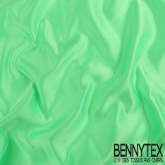 Satin Duchesse Haute Couture Couleur Vert Fluo