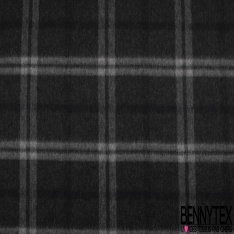 Mohair cachemire de laine fine rayure verticale or rose fond bleu nuit