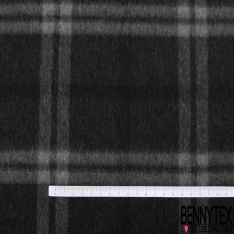 Mohair cachemire de laine fine rayure verticale or rose fond bleu nuit