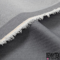 Coupon 3m jeans coton épais gris clair grande laize