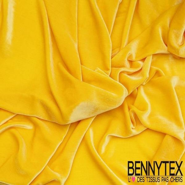 Velours de Soie Jaune Poussin