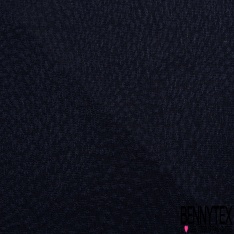 Coupon 3m maille crêpe motif seventie's géométrique ton sur ton lie de vin