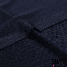 Coupon 3m maille crêpe motif seventie's géométrique ton sur ton lie de vin