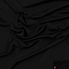 Coupon 3m maille crêpe motif léopard ton sur ton lie de vin