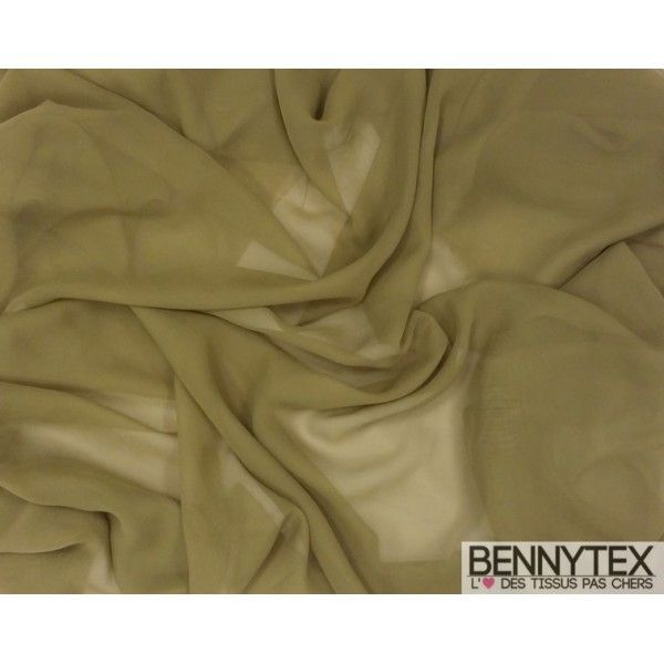 Mousseline Polyester Vert Olive Mousseline Polyester Vert Olive