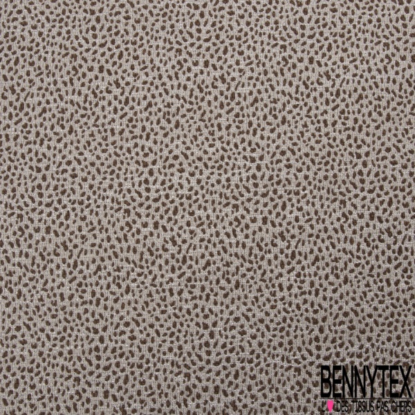 Brocard coton motif pointilliste blanc optique lavande pastel