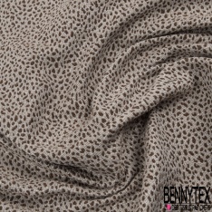 Brocard coton motif pointilliste blanc optique lavande pastel
