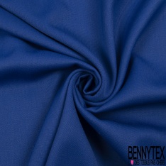 Sergé de laine costume lourd uni bleu nuit