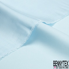 Twill voile de soie viscose uni aquamarine