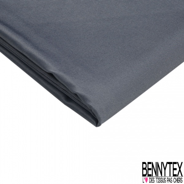 Coupon 3m Twill viscose acétate lourd uni bleu roi
