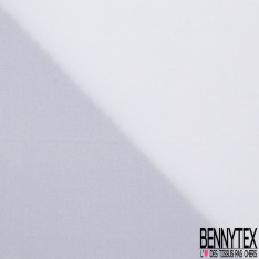 Somptueuse soie lingerie fine élasthanne blanc éclatant