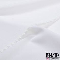 Somptueuse soie lingerie fine élasthanne blanc éclatant