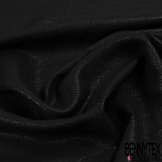 Jacquard viscose polyamide effet eau fine rayure striée verticale métal or clair fond acajou