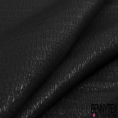 Jacquard viscose polyamide effet eau fine rayure striée verticale métal or clair fond acajou