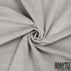 Coupon 3m Velours lisse ras coton d'ameublement uni bleu roi
