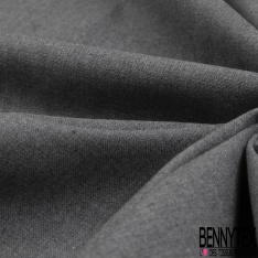 Coton chemise de bûcheron gratté sergé tissé teint gris perle marine