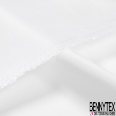 Pongé de soie un rose blanc hivernal