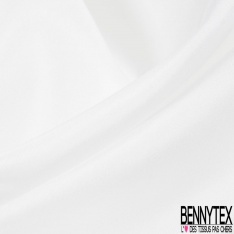 Pongé de soie un rose blanc hivernal