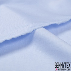 Coupon 3m coton chemise fantaisie chiné blanc reflet de lavande