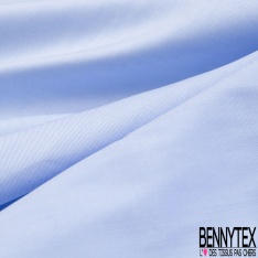Coupon 3m coton chemise fantaisie chiné blanc reflet de lavande