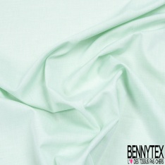 Coupon 3m coton chemise fantaisie chiné blanc ciel