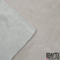 Eponge Serviette Bambou bi colore recto ardoise verso gris clair