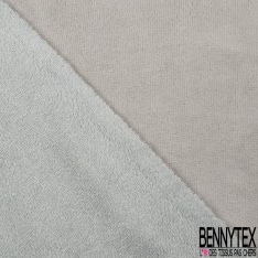 Eponge Serviette Bambou bi colore recto ardoise verso gris clair